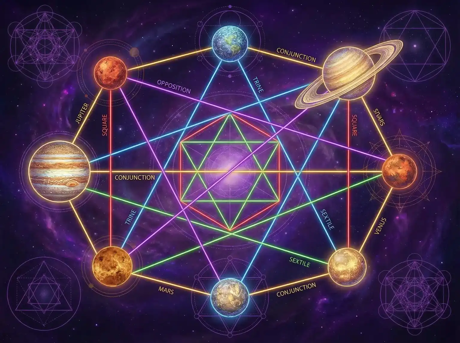 行星相位解读 - 年轻的嫂子4 电影 | 占星学进阶
